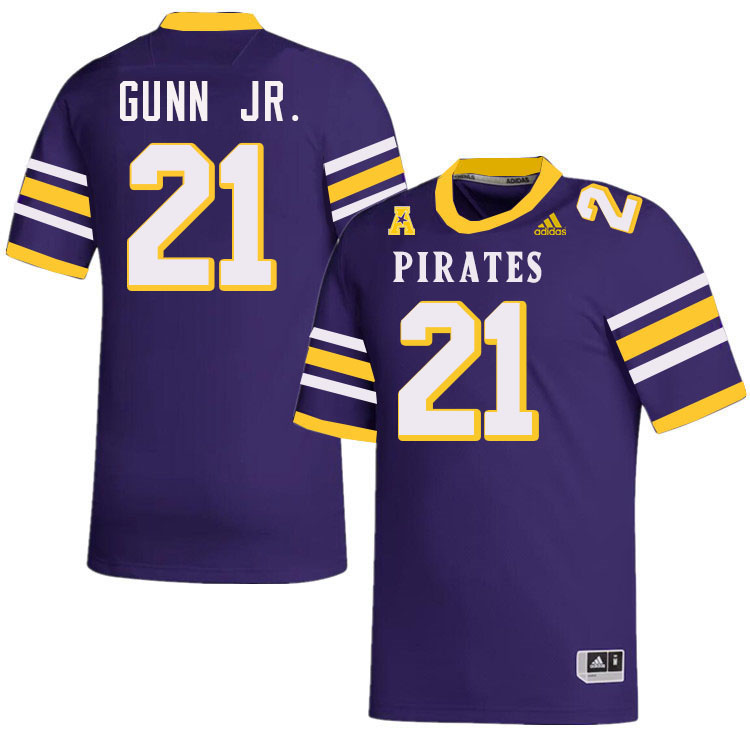 East Carolina Pirates #21 Marlon Gunn Jr. College Football Jerseys,Uniforms-Alternate Purple